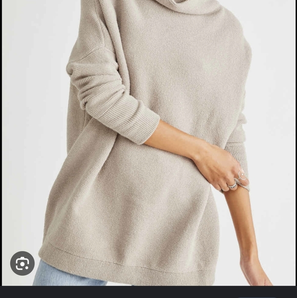 Free People Slouchy Ottoman Sweater -xs tea - Picture 1 of 5